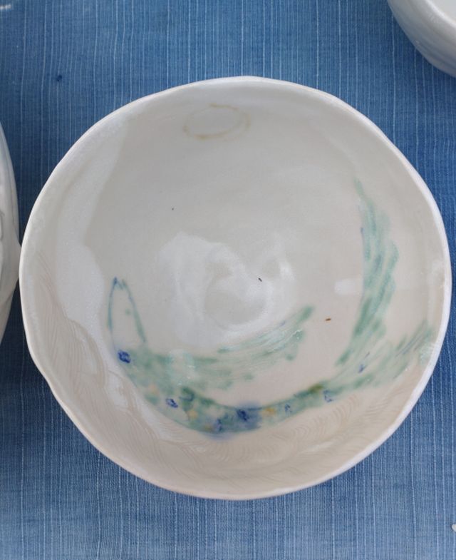 Fisch den Mond träumend